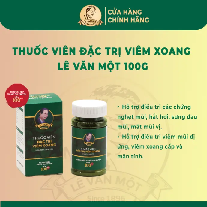 Thuốc viên trị viêm xoang